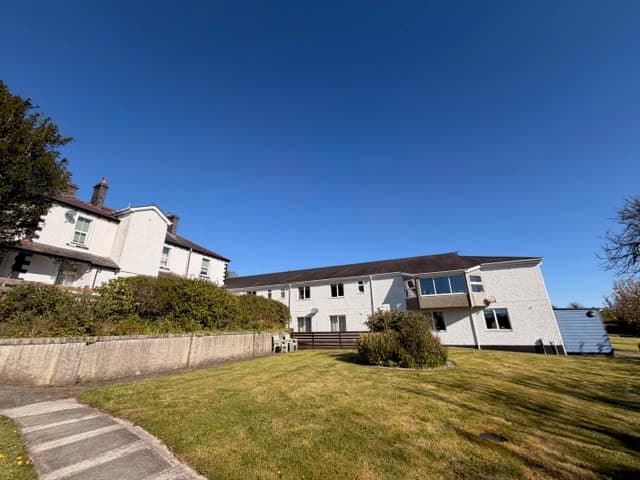 Springholme Care Home and its gardens.