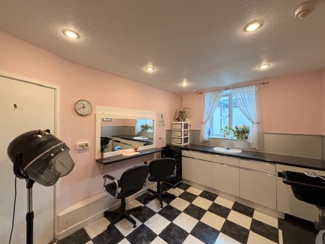 The in-house hair salon at Springholme Care Home.